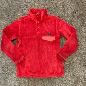 Patagonia Vibrant Red Fleece Pullover